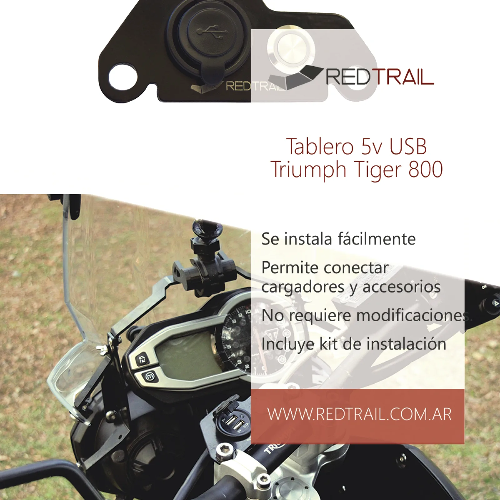 Tablero Auxiliar USB