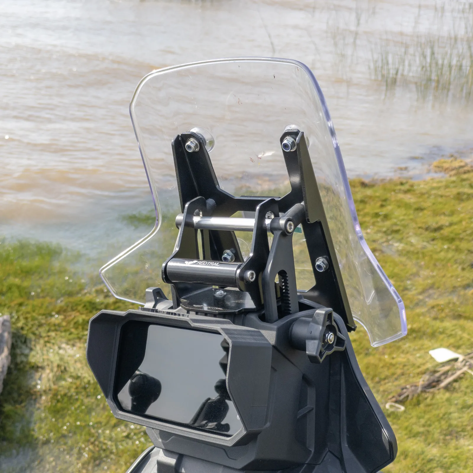 Barra Gps Carplay Cel Refuerzo Parabrisas